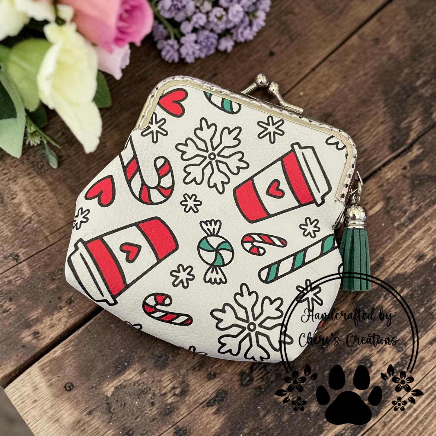 Peppermint Latte Coin Purse
