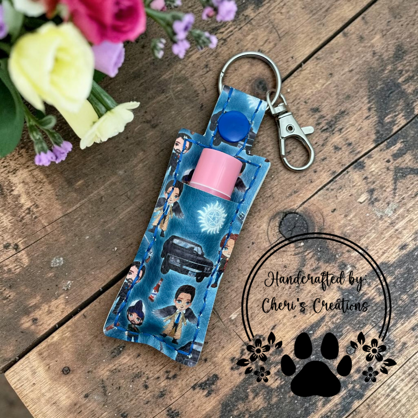 Paranormal Hunting Chapstick Holder Keychain – Lip Balm Holder