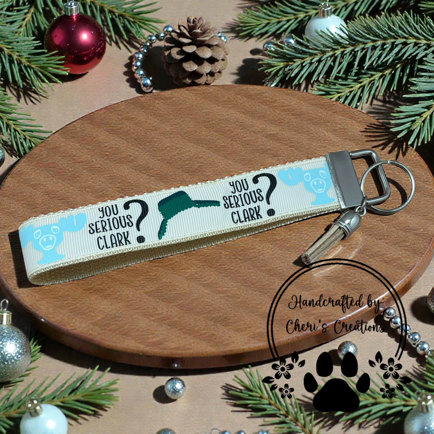 Wristlet Keychain - Christmas Vacation Key Fob