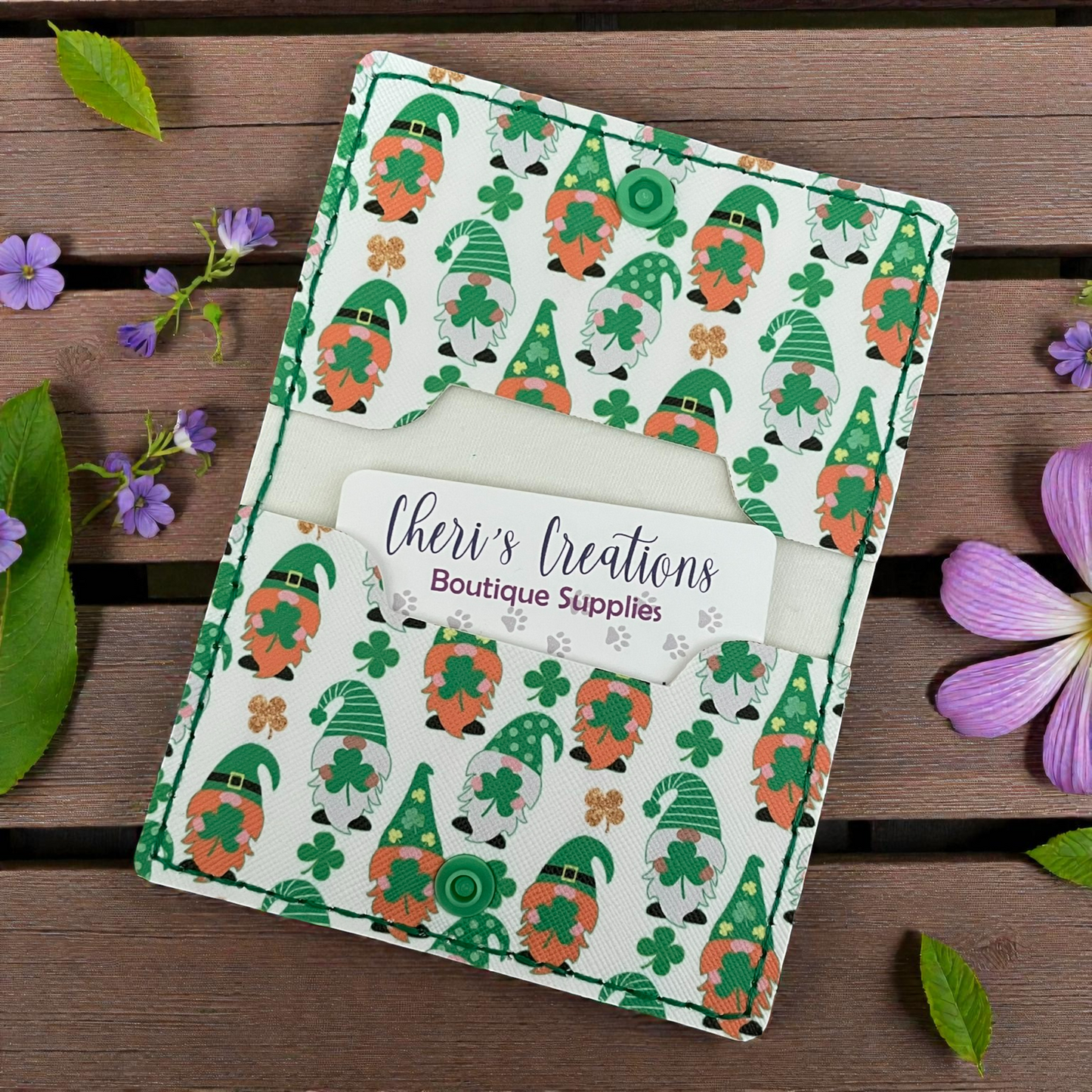 Card Wallet - Clover Gnomes Slim Pocket Wallet