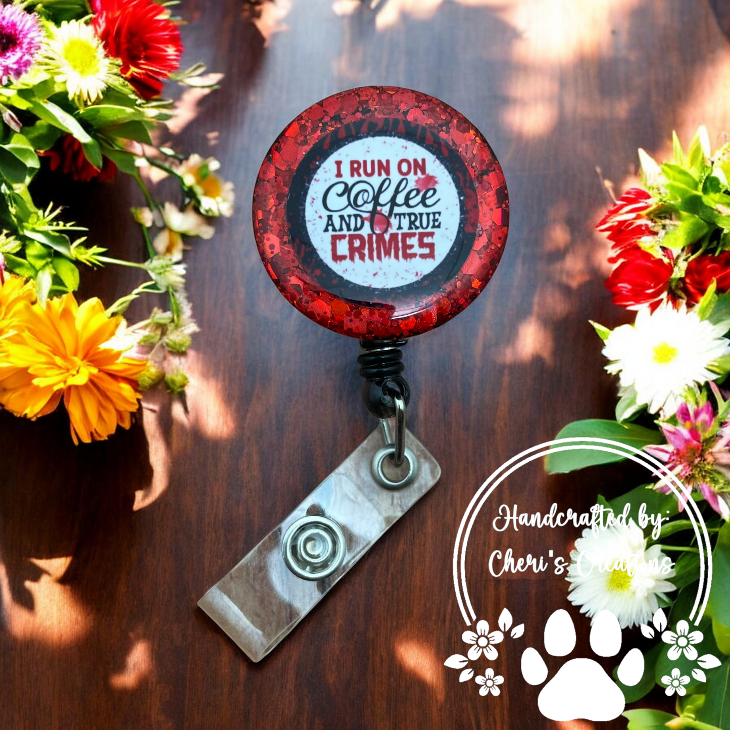 Coffee & True Crime Badge Reel