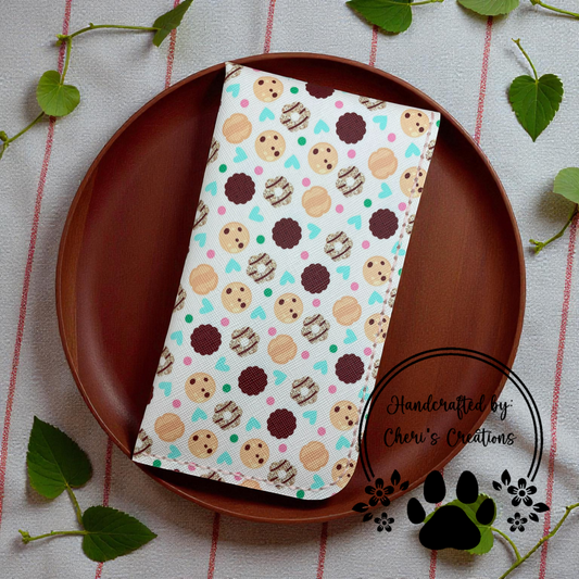 Glasses Case - Cookies on Pink Case for Glasses