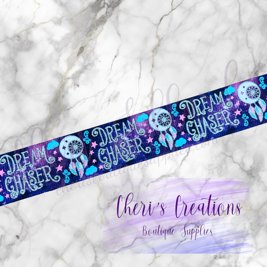 Dreamchaser Dreamcatcher 7/8" 1.5" Glitter Grosgrain Ribbon by the Yard