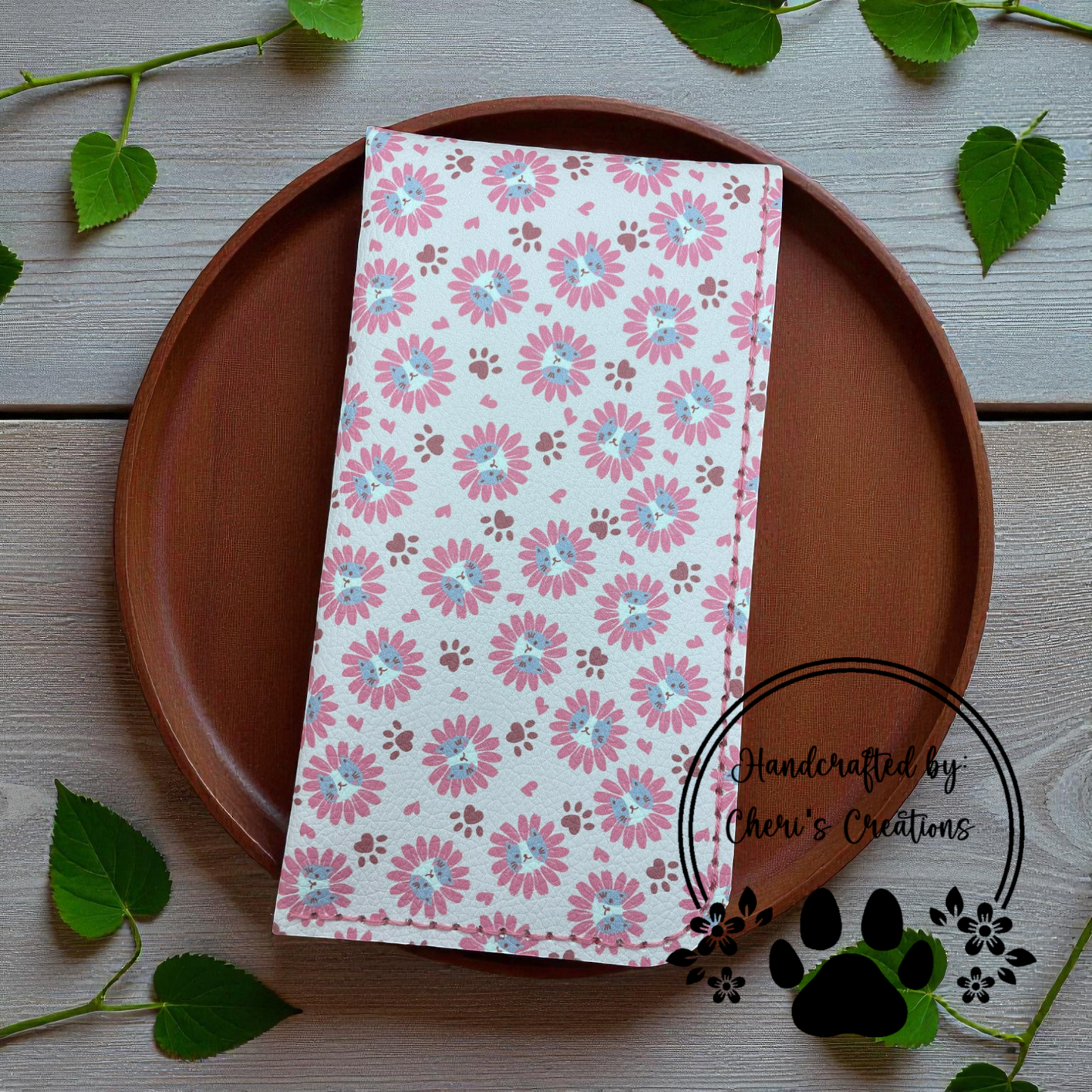 Glasses Case - Flower Kitties Case for Glasses