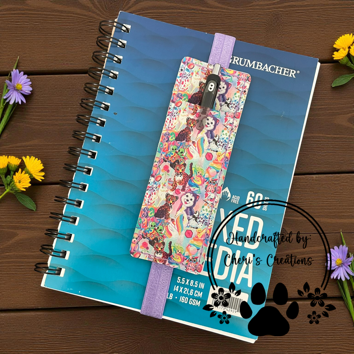 Pen Pouch - Rainbow Animals Journal Pen Holder