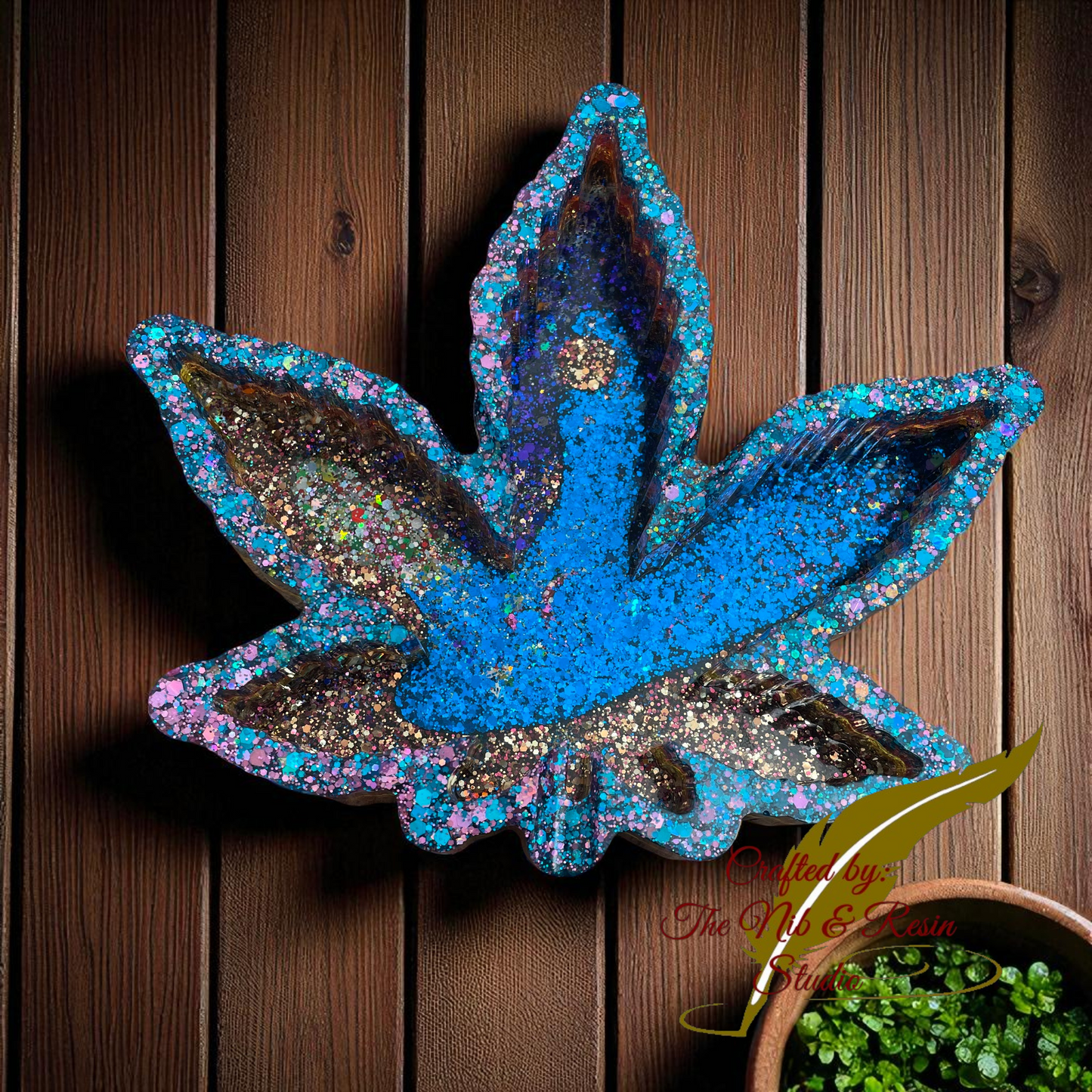Ganja Leaf Shaped Ashtray