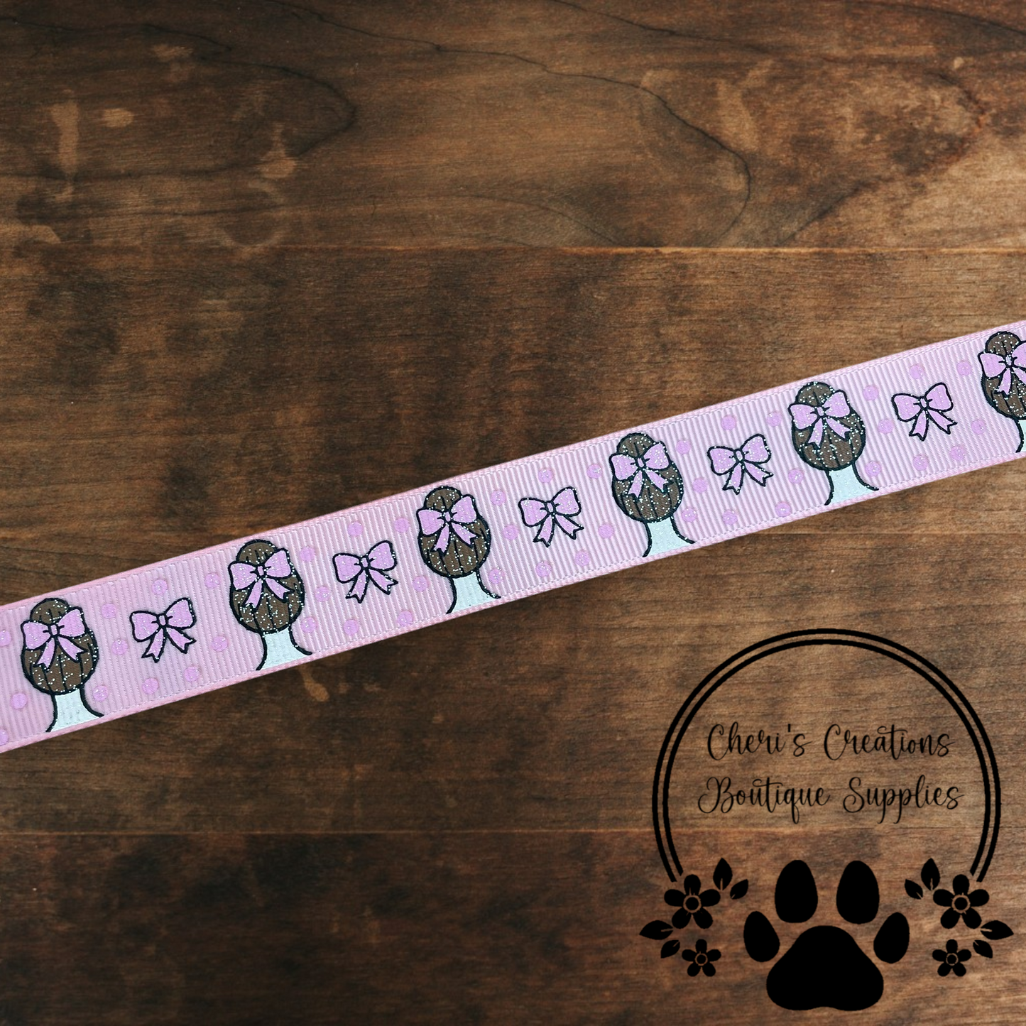 Messy Bun Boss Babe Ribbon - 7/8" Grosgrain Ribbon by the Yard