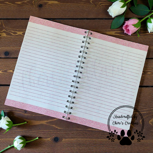 Pink Composition Style Notebook