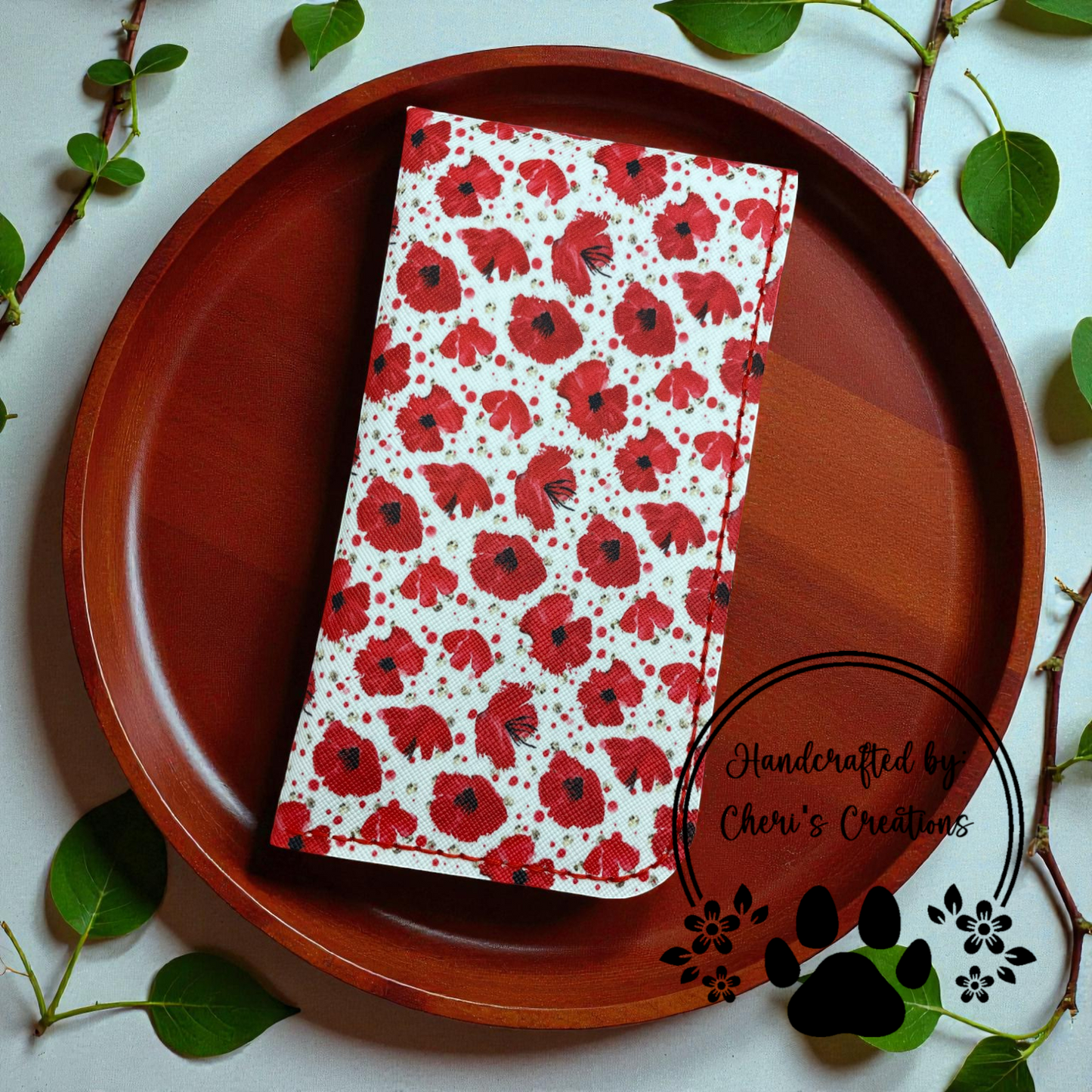 Glasses Case - Poppies Case for Glasses
