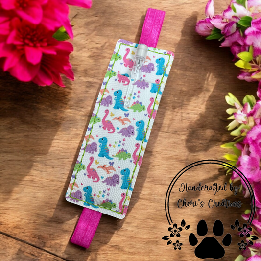 Handmade Pen & Pencil Organizer – Cute Rainbow Dinosaur Journal Pen Case, Bullet Journal Accessory, Stationery Organizer for Notebooks & Planners