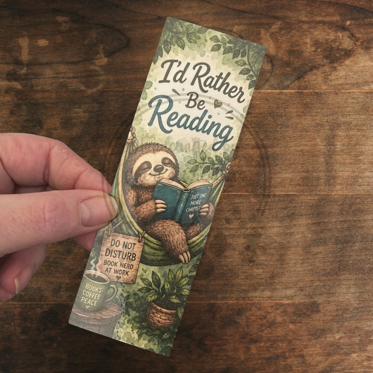 Sloth Bookmark
