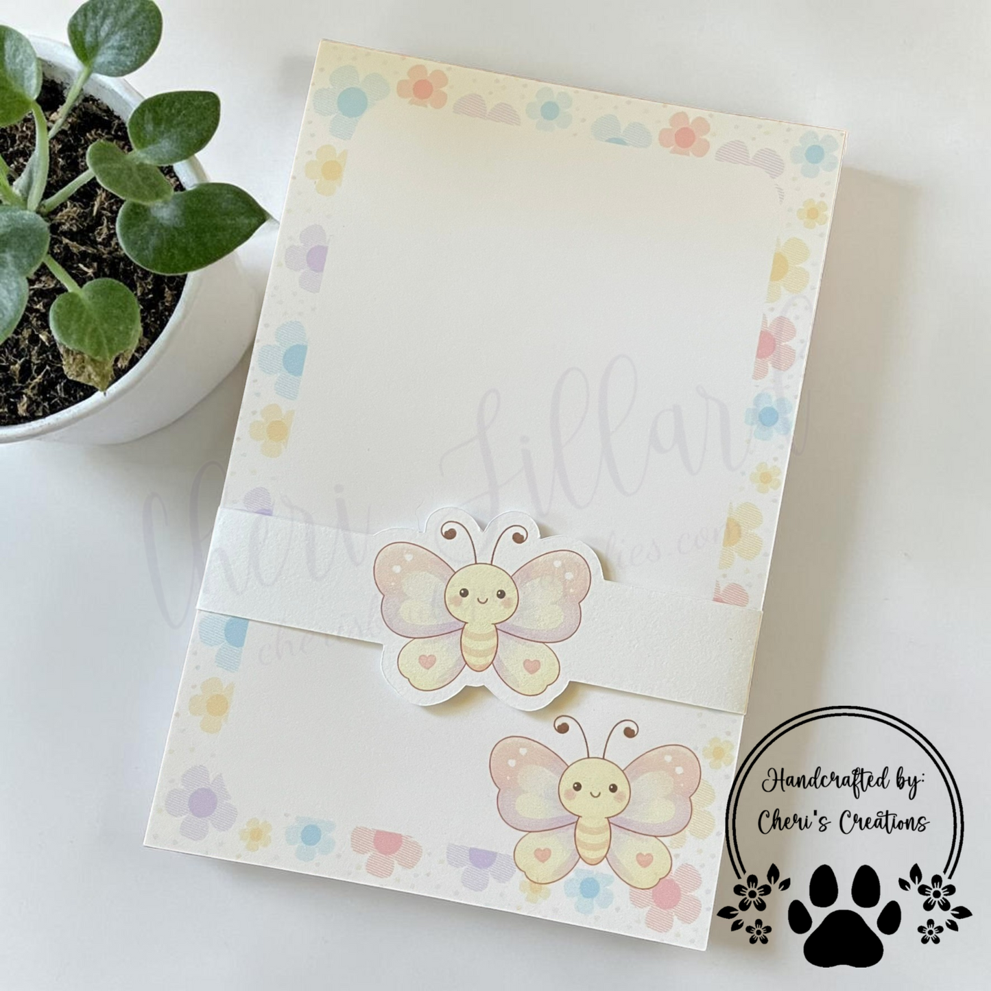 Butterfly Notepad – Spring Memo Pad