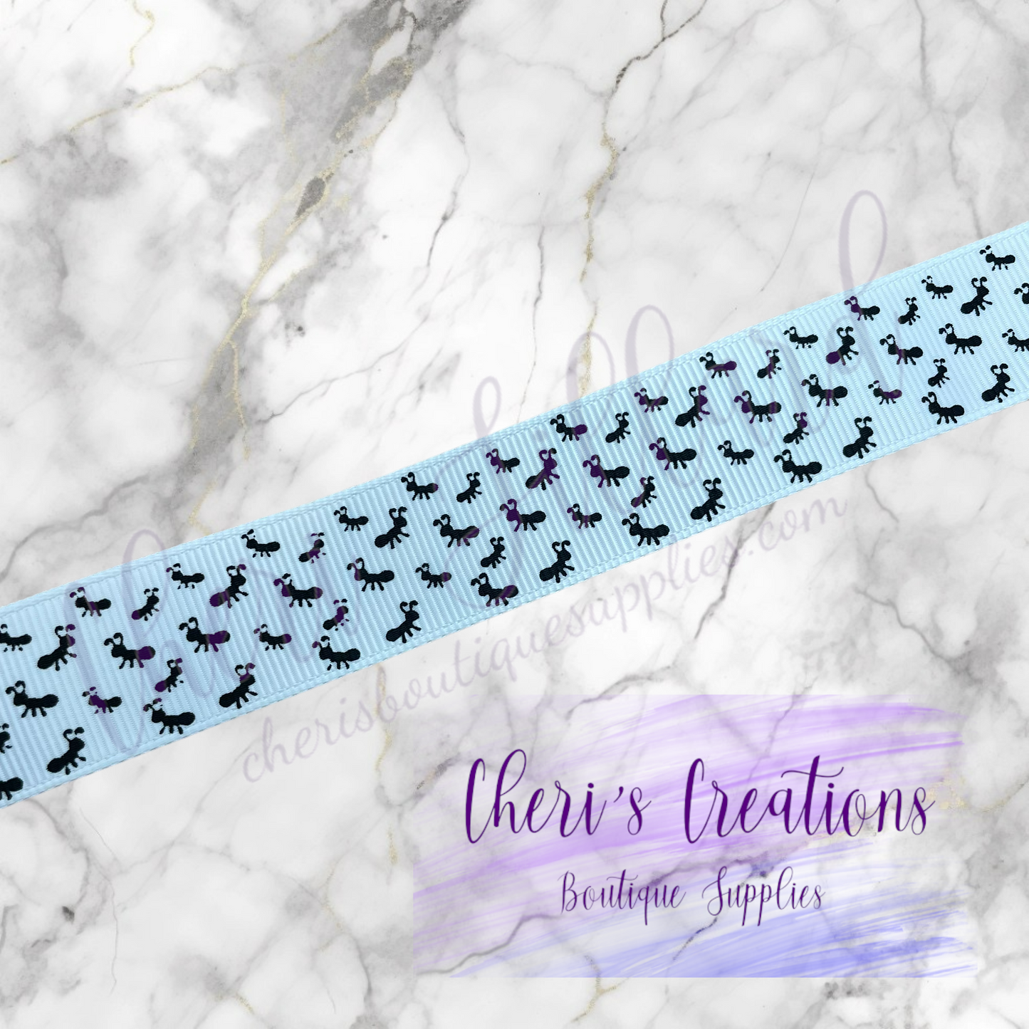 Picnic Theme Grosgrain Ribbon – 7/8" Worded & Non-Worded Styles | Summer BBQ Craft Ribbon