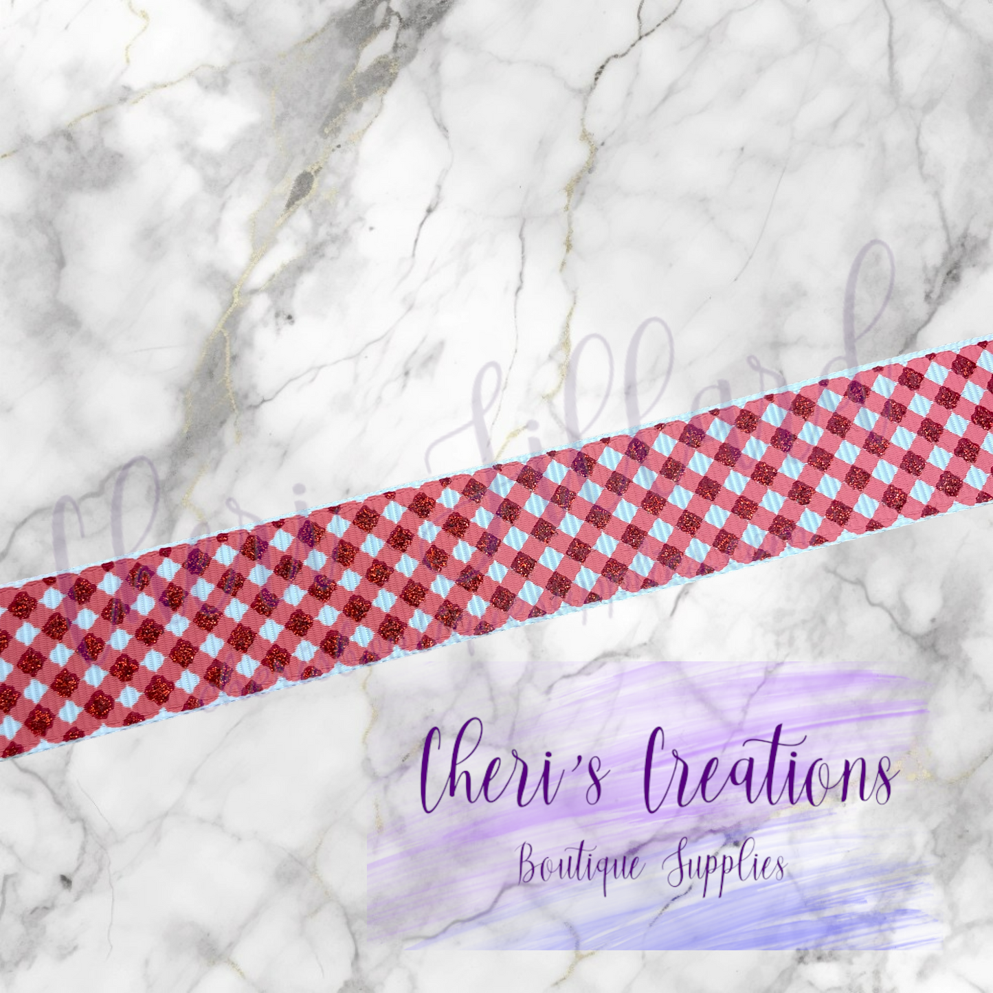 Picnic Theme Grosgrain Ribbon – 7/8" Worded & Non-Worded Styles | Summer BBQ Craft Ribbon