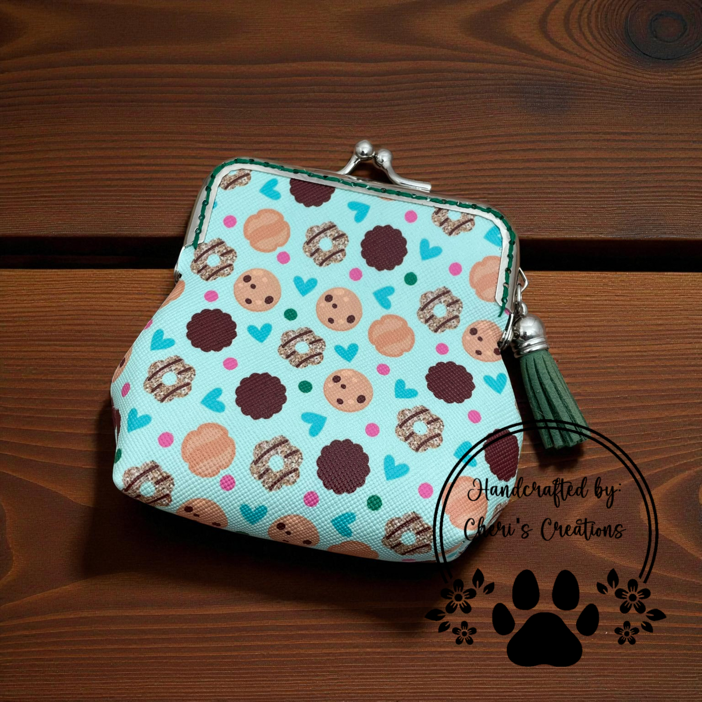 Coin Purse - Tossed Cookies Change Purse