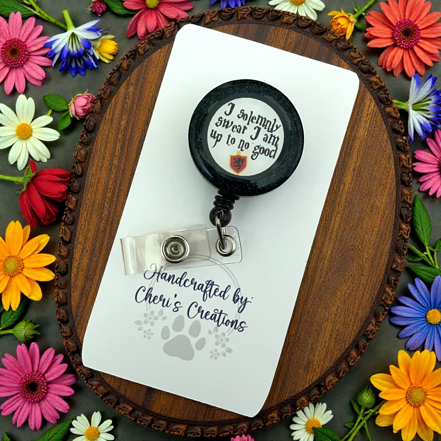 Badge Reel - Up to no Good ID Holder