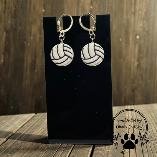 Volleyball Earrings – Sporty Mini Dangle Earrings
