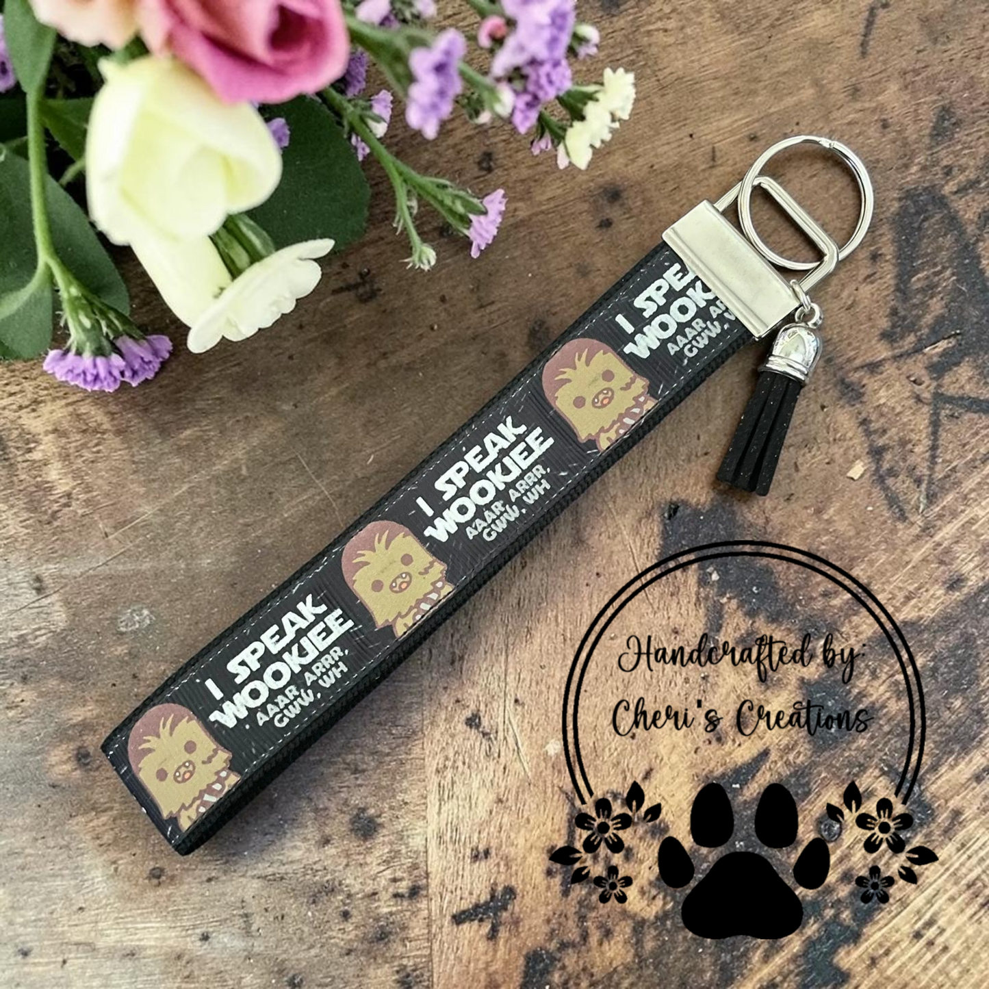 Wookiee Inspired Wristlet Keychain - Limited Edition