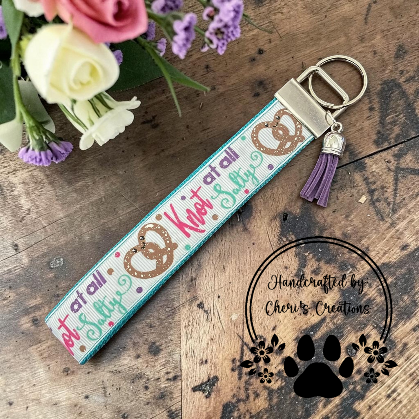 Knot at All Salty Wristlet Keychain - Limited Edition