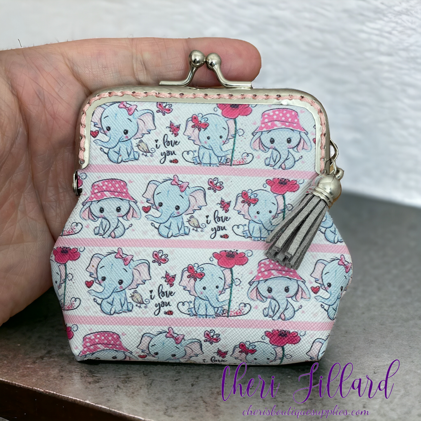 Baby Elephants Coin Purse