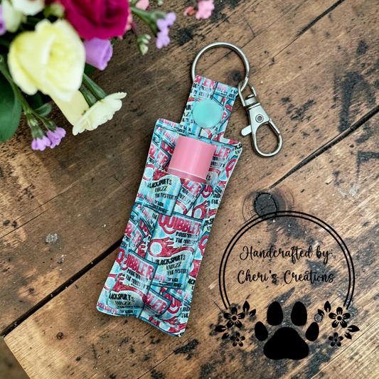 Wizard Newspaper Chapstick Holder Keychain – Lip Balm Holder