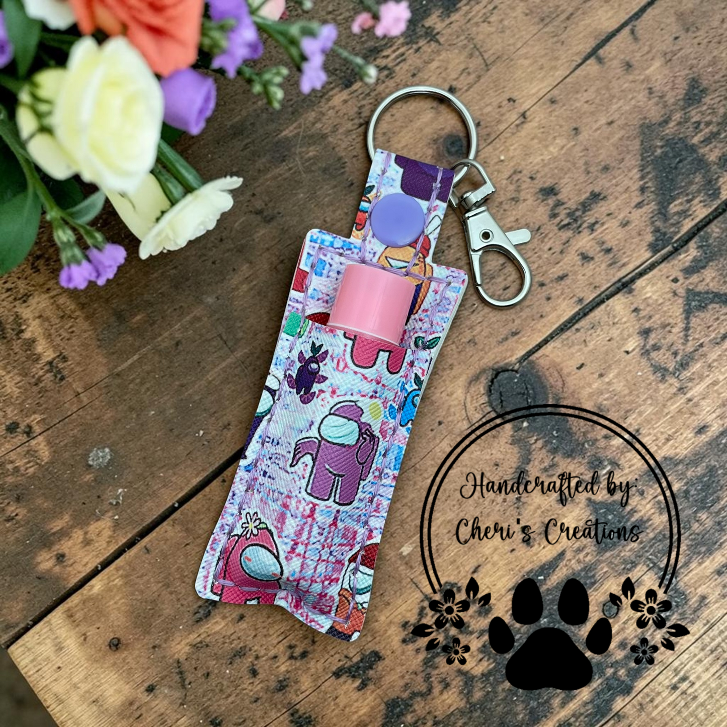 Alien Suspect Chapstick Holder Keychain – Lip Balm Holder