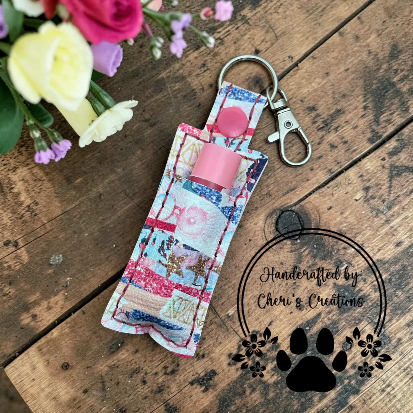 Wizard Hallows Chapstick Holder Keychain – Lip Balm Holder