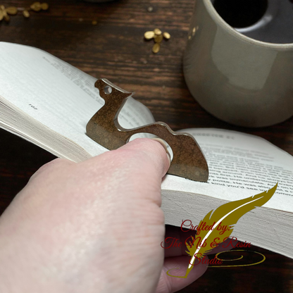 Page Holder - Coffee Mica Camel Thumb Holder