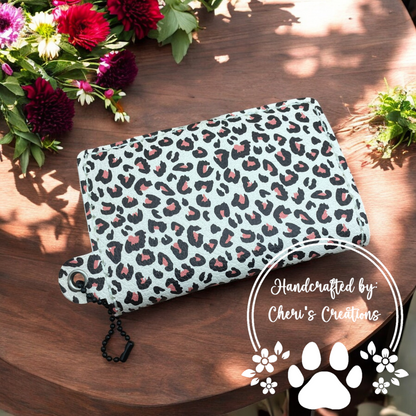 Cheetah Print Coin & Card Wallet