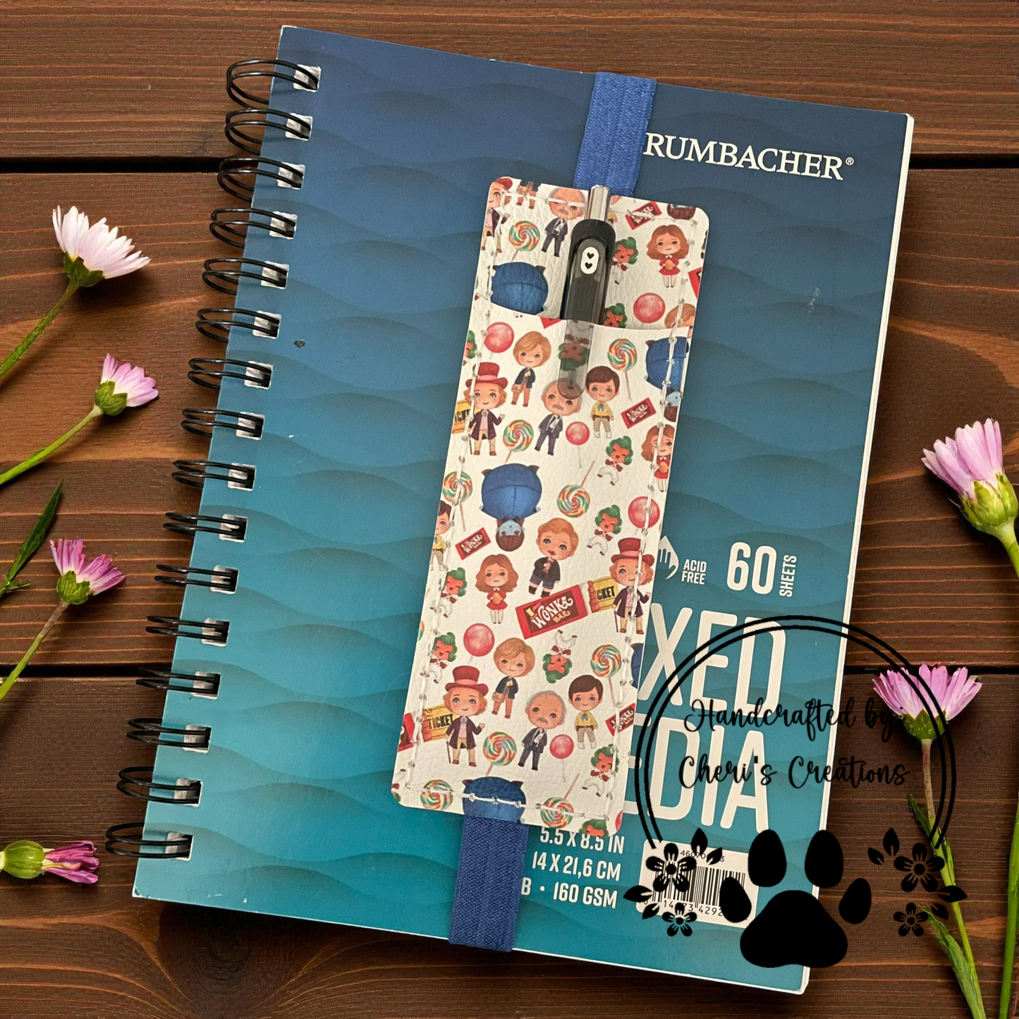 Pen Pouch - Chocolate Charlie Journal Pen Holder