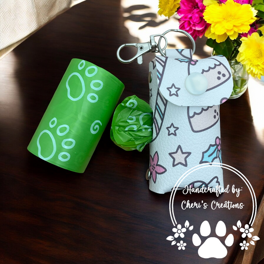 Christmas Sweets Print Doggy Poo Pouch