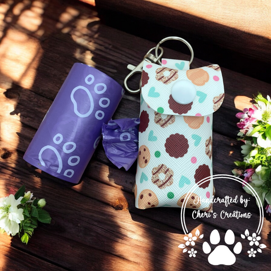 Cookies Print Doggy Poo Pouch