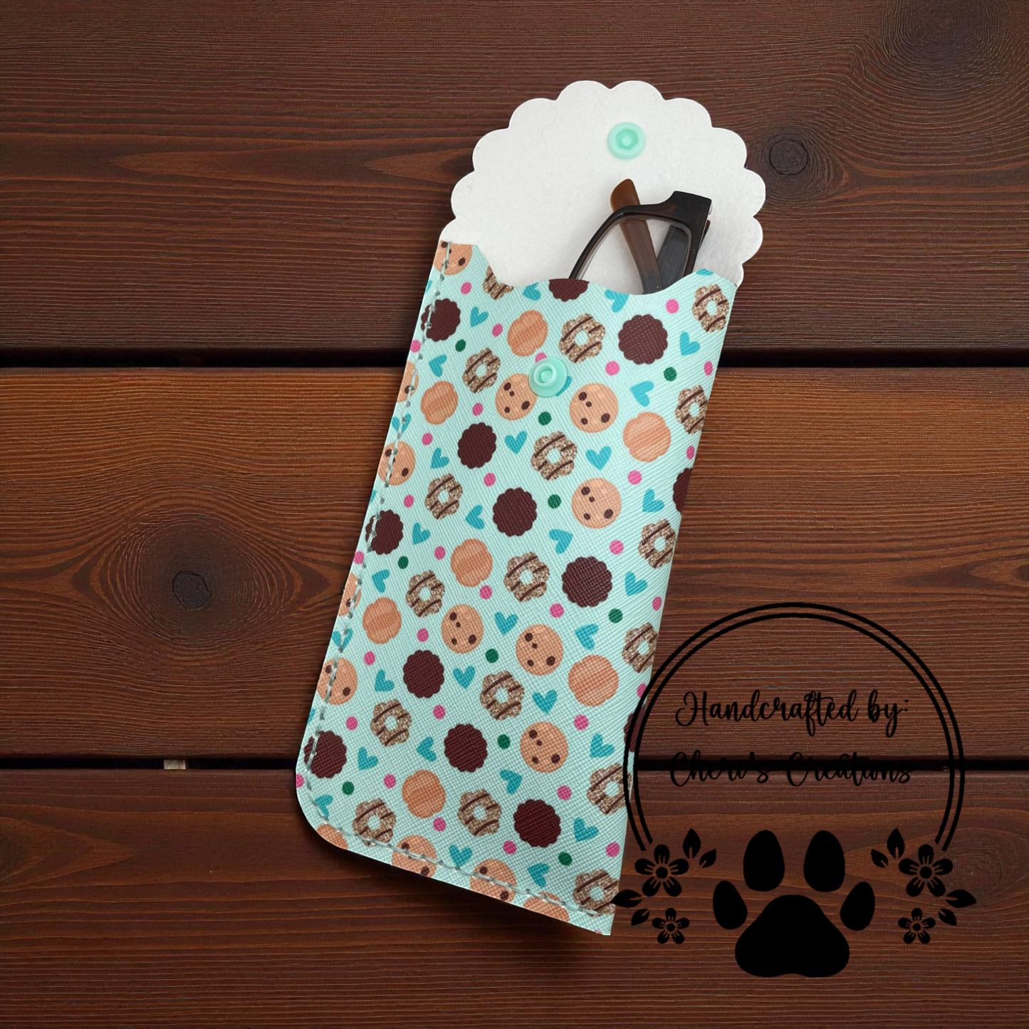 Glasses Case - Cookies on Mint Case for Glasses