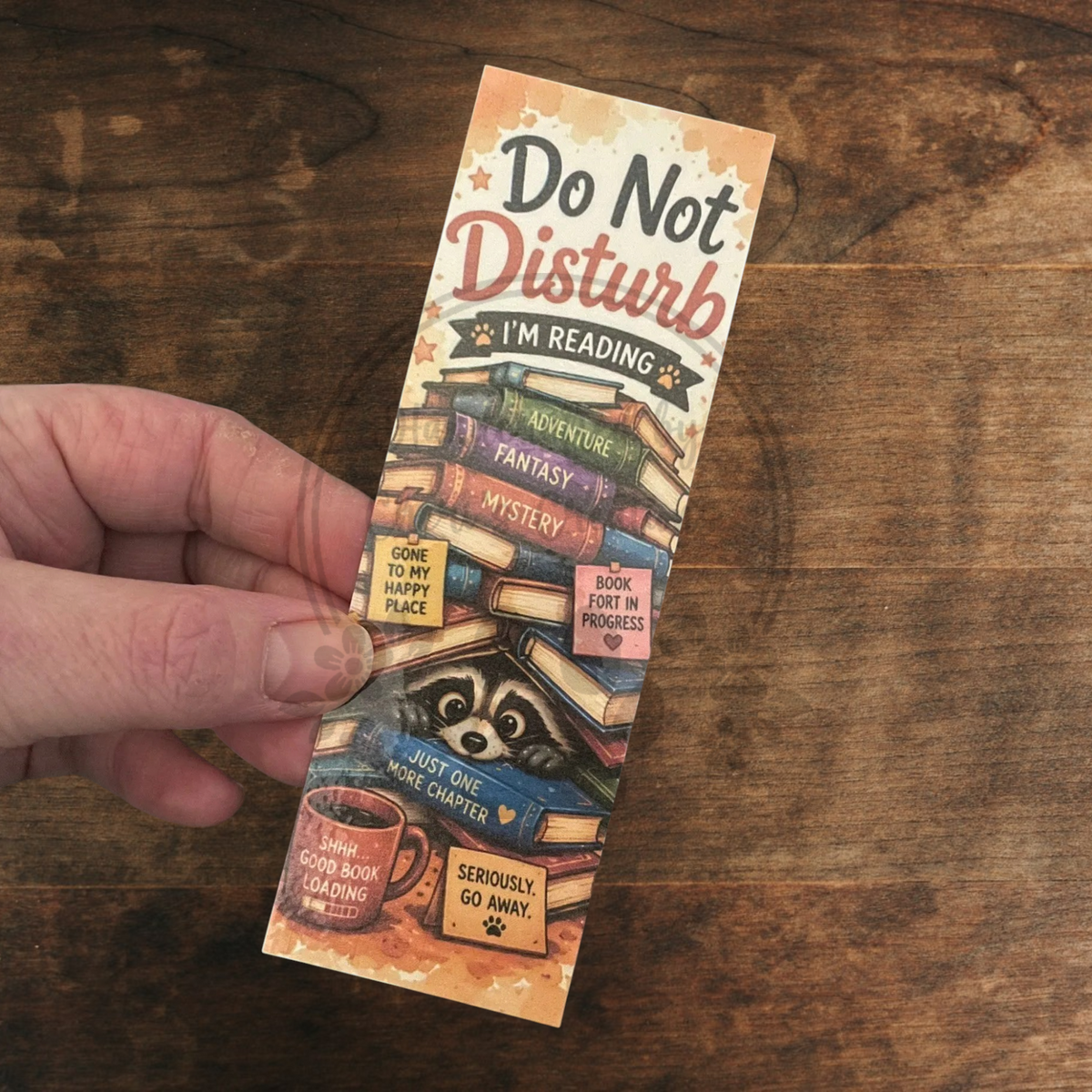 Raccoon Bookmark