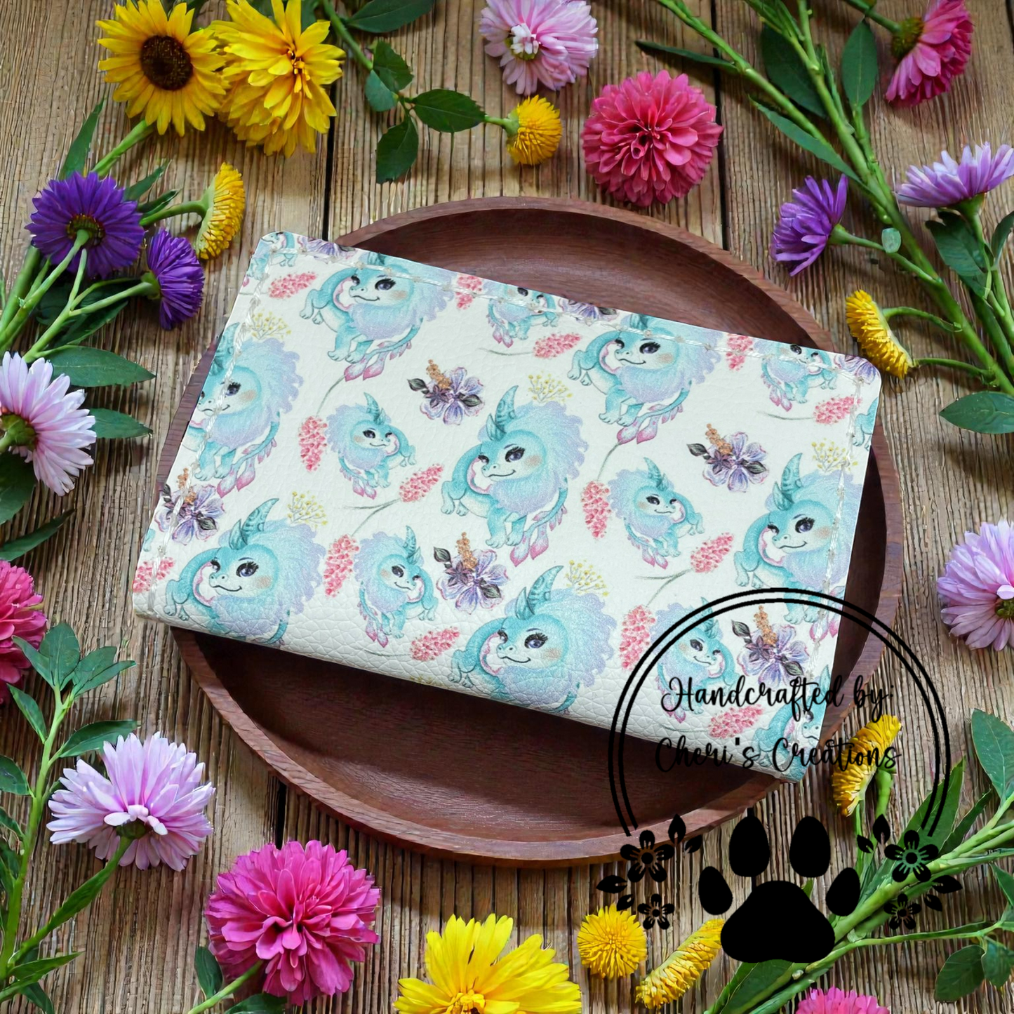 Card Wallet - Fancy Dragon Silm Pocket Wallet