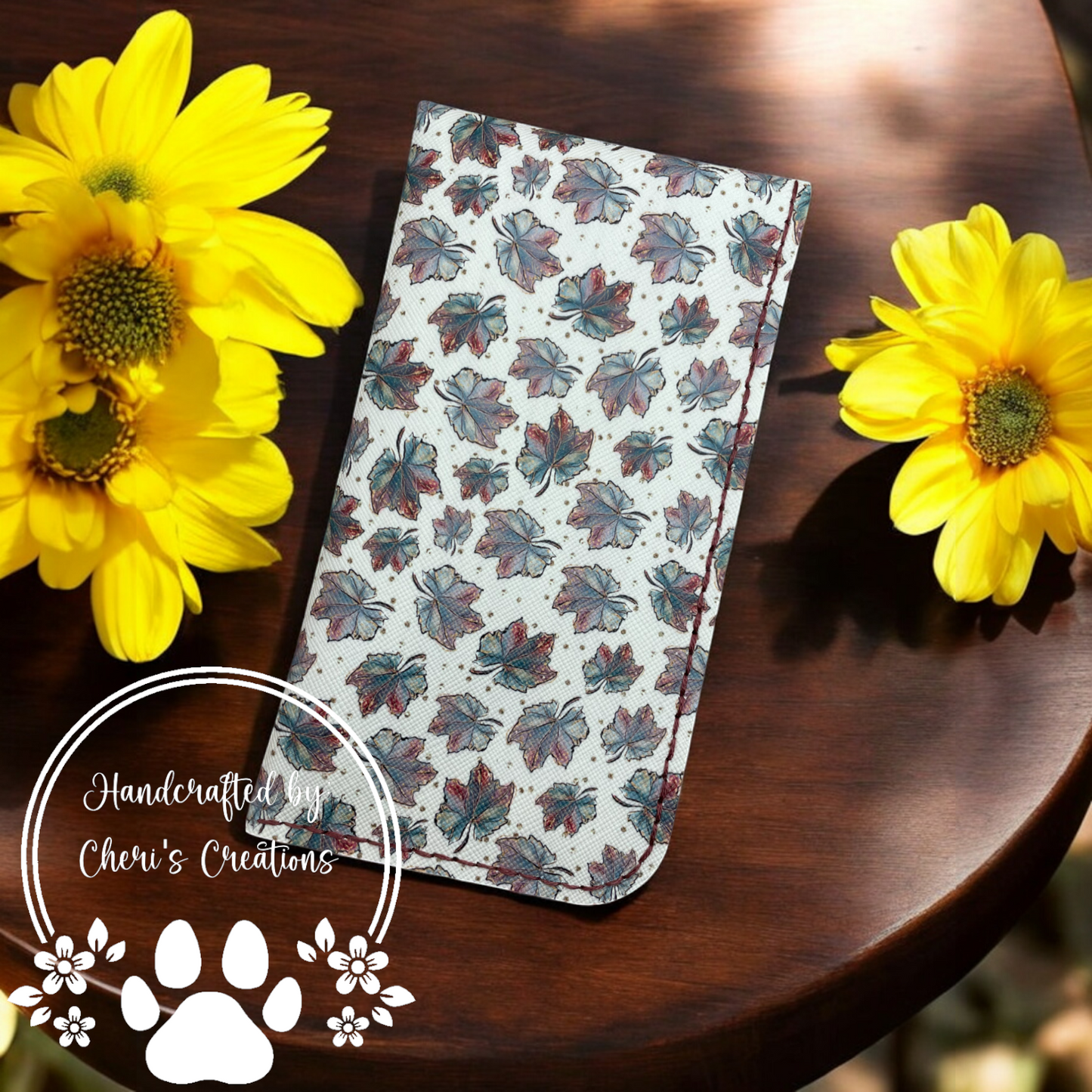 Fall Leaves Eyeglass Case