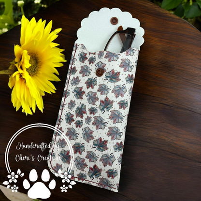 Fall Leaves Eyeglass Case