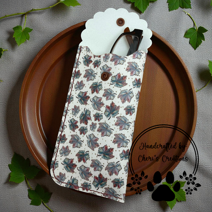 Glasses Case - Fall Leaves Case for Glasses