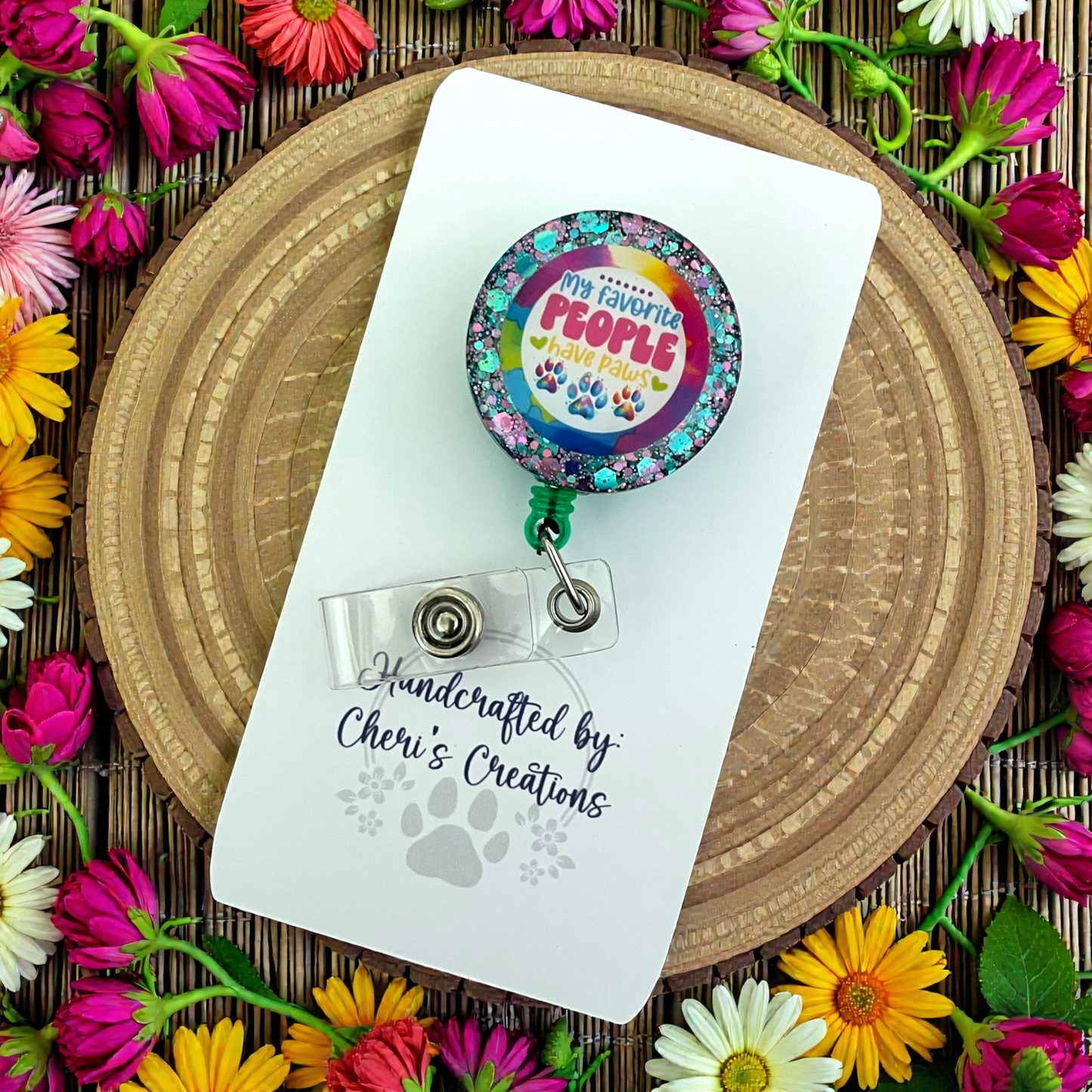 Badge Reel - My Favorite People ID Holder