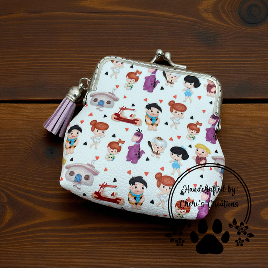 Coin Purse - Stone Age Family Change Purse