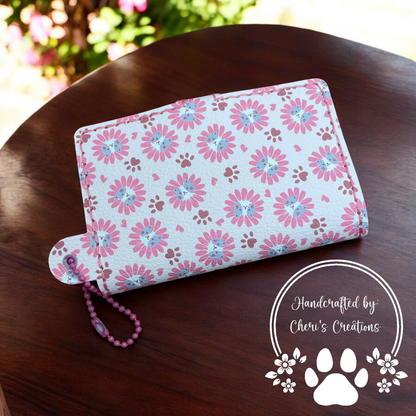 Flower Kitty Coin & Card Wallet