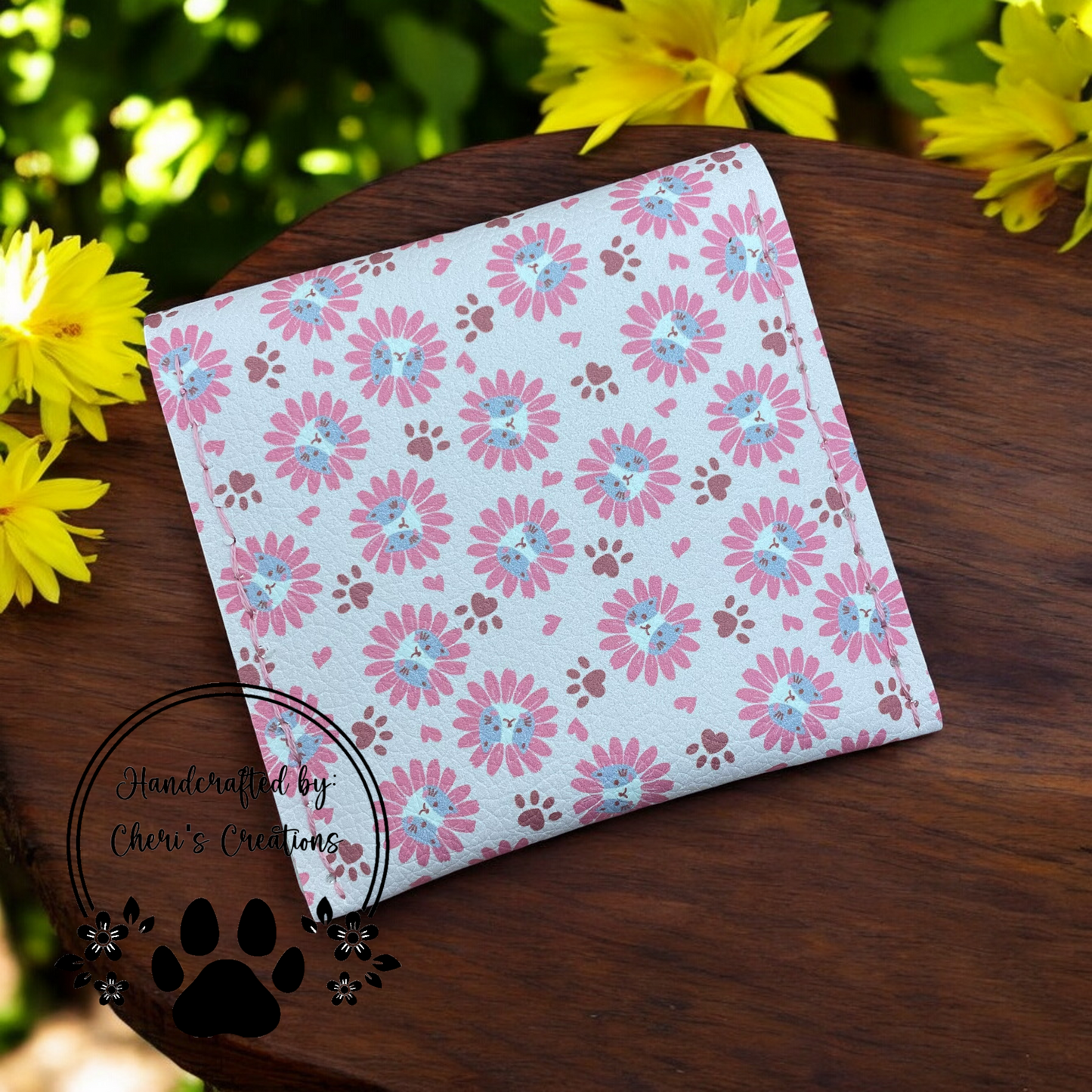 Flower Kitties Sanitary Pouch