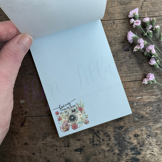 Focus on the Good Mini Notepad – Motivational Memo Pad