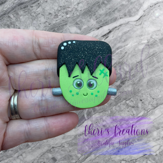 Frankie Frankenstein Polymer Clay Embellishment