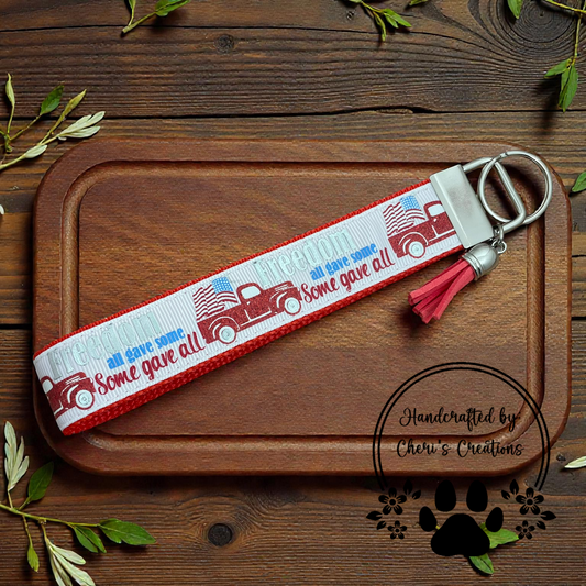 Wristlet Keychain - Freedom Truck Key Fob