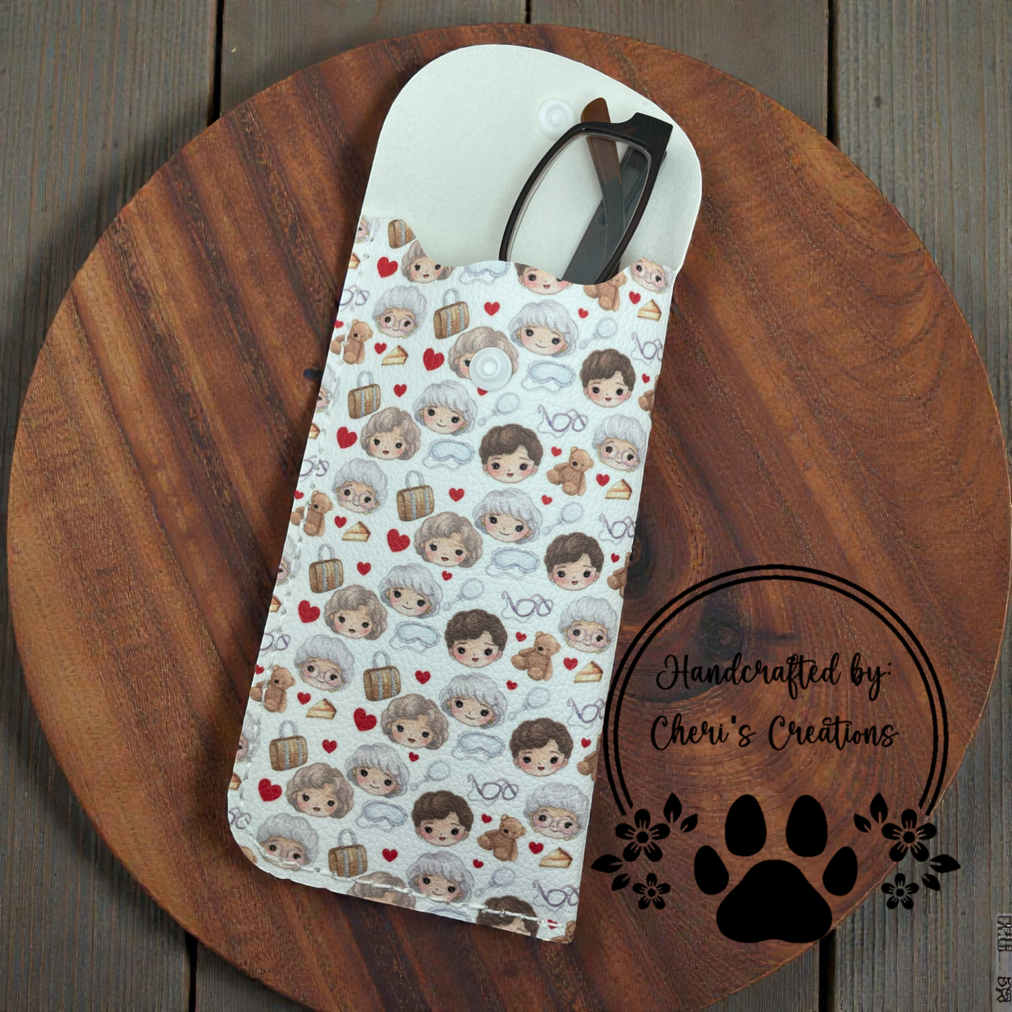 Glasses Case - Golden Friends Case for Glasses