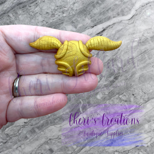 HP Inspired Sorting Hat & Golden Snitch Polymer Clay Embellishment