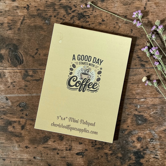 Coffee Mini Notepad – Cute Coffee Memo Pad