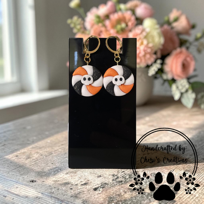 Halloween Candy Earrings - Handmade Polymer Clay Dangle Earrings