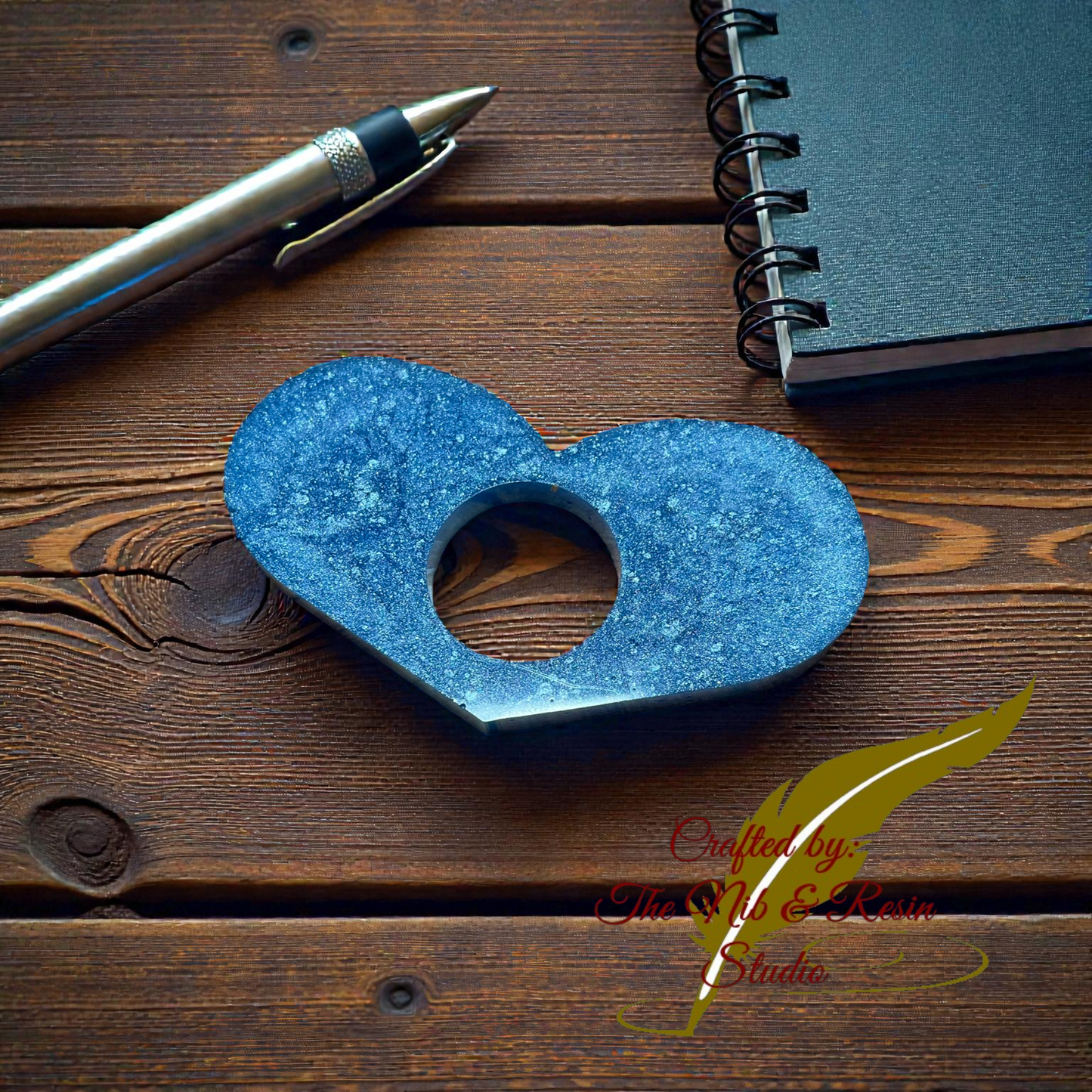 Page Holder - Pure Blue Heart Thumb Holder